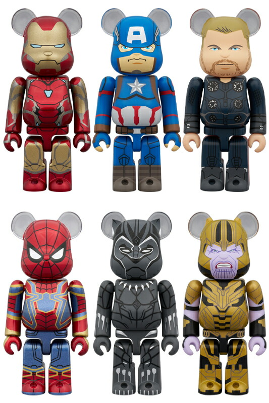 ベアブリック　be@rbrick　キャプテン・アメリカ　ダメージ Ver BE＠RBRICK キャプテン・アメリカ ダメージVer