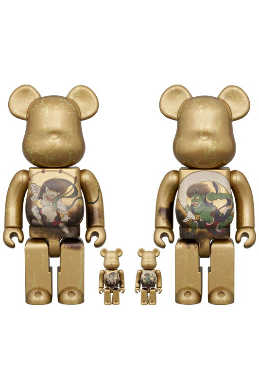 BE@RBRICK 風神雷神 100％ & 400％ 4 PCS SET
