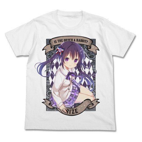 【送料無料対象商品】コスパ ご注文はうさぎですか？ リゼフルカラーTシャツ / WHITE 【ネコポス/ゆうパケット対応】画像