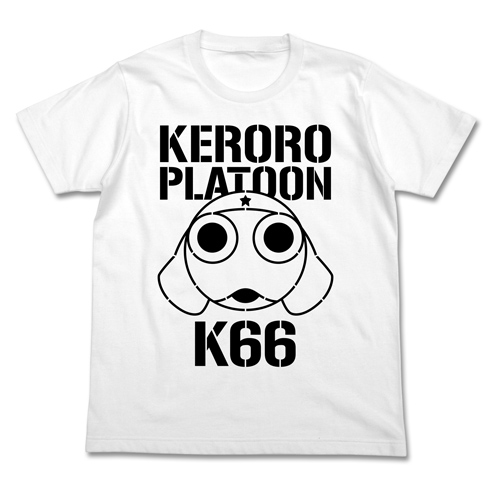 【送料無料対象商品】コスパ ケロロ軍曹 K66 Tシャツ WHITE【ネコポス/ゆうパケット対応】画像