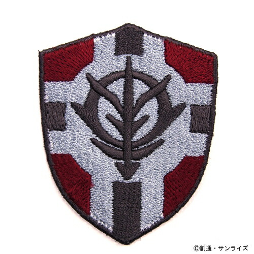 【ネコポス/ゆうパケット対応】コスパ 機動戦士ガンダム 公国軍旗盾型脱着式ワッペン画像