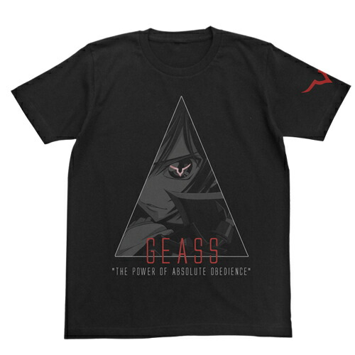 【送料無料対象商品】コスパ コードギアス 反逆のルルーシュR2 ギアスTシャツ BLACK 【ネコポス/ゆうパケット対応】画像
