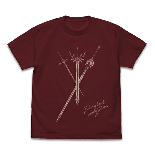 【送料無料対象商品】コスパ 魔法騎士レイアース 光・海・風の剣 Tシャツ BURGUNDY【ネコポス/ゆうパケット対応】【7月再販予定 予約商品】画像