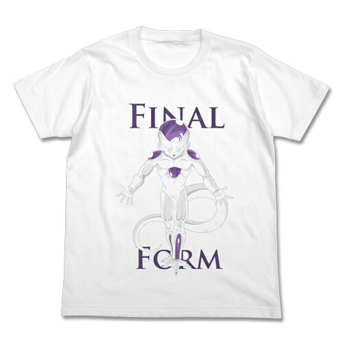 【送料無料対象商品】コスパ ドラゴンボールZ フリーザFinal form Tシャツ WHITE【ネコポス/ゆうパケット対応】画像