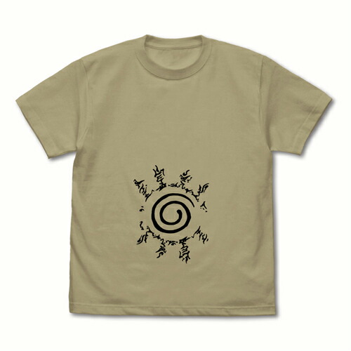 【送料無料対象商品】コスパ NARUTO-ナルト- 疾風伝 八卦の封印式 Tシャツ Ver.2.0 SAND KHAKI 【ネコポス/ゆうパケット対応】画像