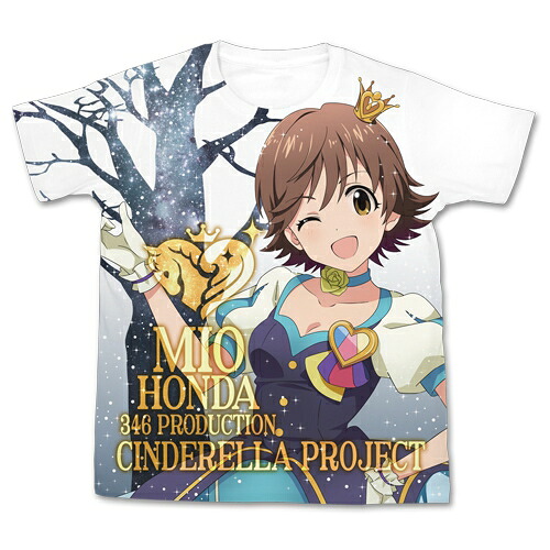 【送料無料対象商品】コスパ アイドルマスター シンデレラガールズ マイファーストスター！！本田未央フルグラフィックTシャツ WHITE【ネコポス/ゆうパケット対応】