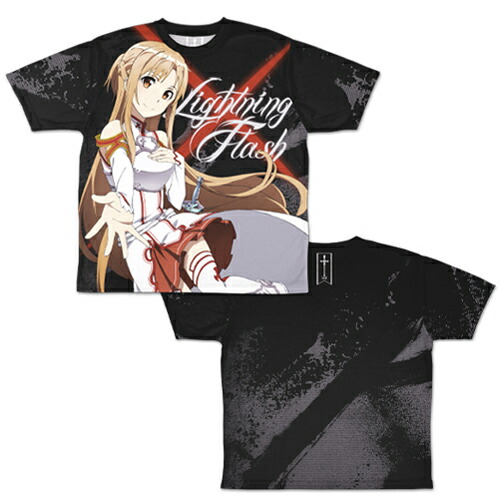 【送料無料対象商品】コスパ ソードアート・オンライン アリシゼーション 閃光のアスナ 両面フルグラフィックTシャツ【ネコポス/ゆうパケット対応】画像