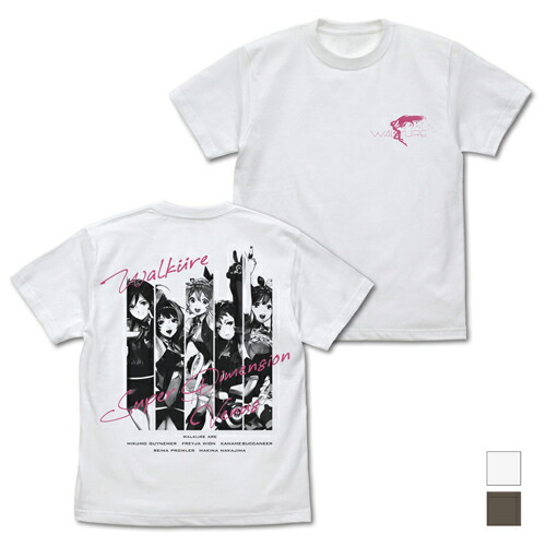 【送料無料対象商品】コスパ マクロスΔ We’re ワルキューレ Tシャツ WHITE【ネコポス/ゆうパケット対応】画像