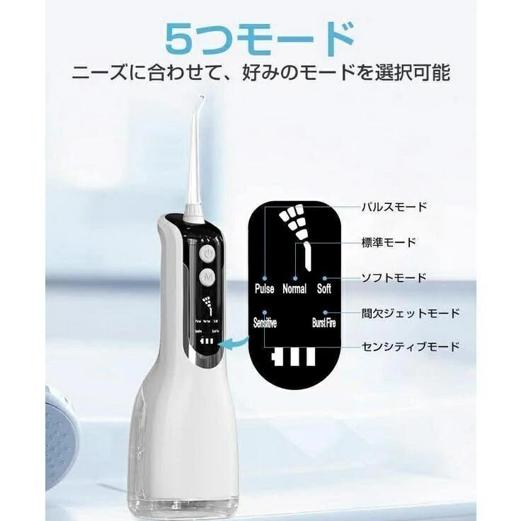 口腔洗浄器 歯垢除去 usb充電式 電動 超音波 ジェットウォッシャー 歯石取り 口腔ケア 携帯型 歯ブラシ ウォーターフロス 大容量 防水 口内洗浄機 ウォーター フロス 口腔洗浄機 電動歯ブラシ 防水 歯垢除去 据え置き|プロジェクトアップデート