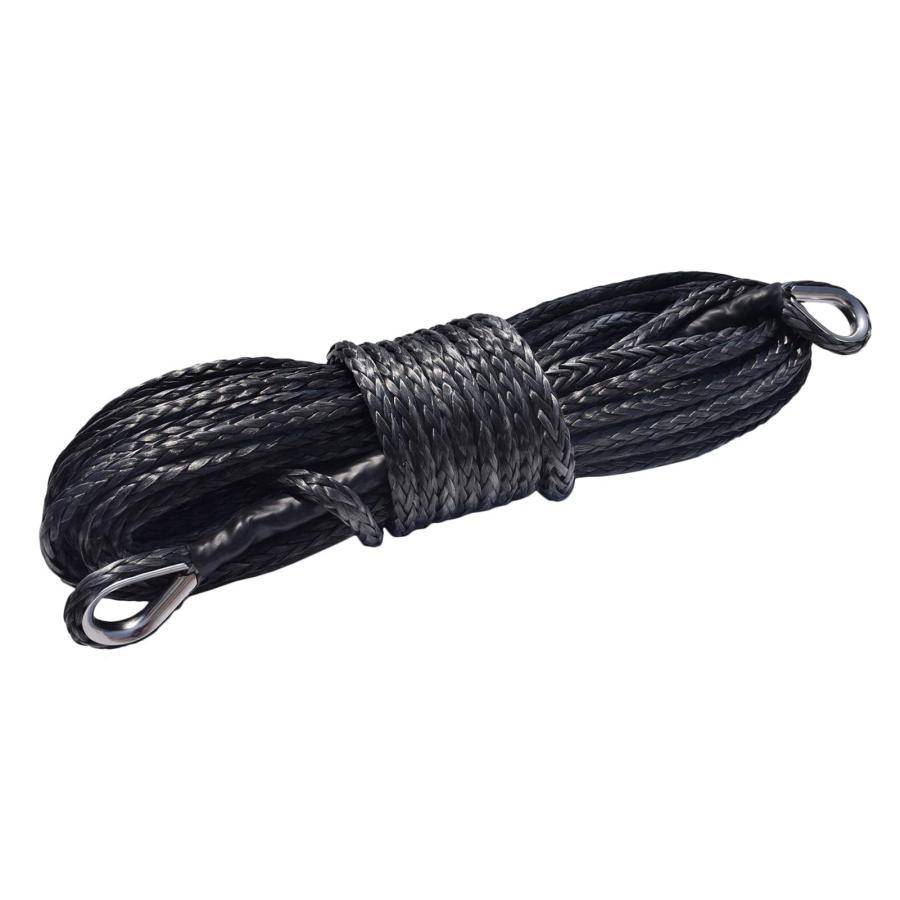 5PCS 牽引ストラップ ブラック10mm * 26m合成ウインチケーブル、ウィンチロープ拡張、オフロードロープ、ATV UTV SUV用延長ロープ オフ｜プロジェクトアップデート