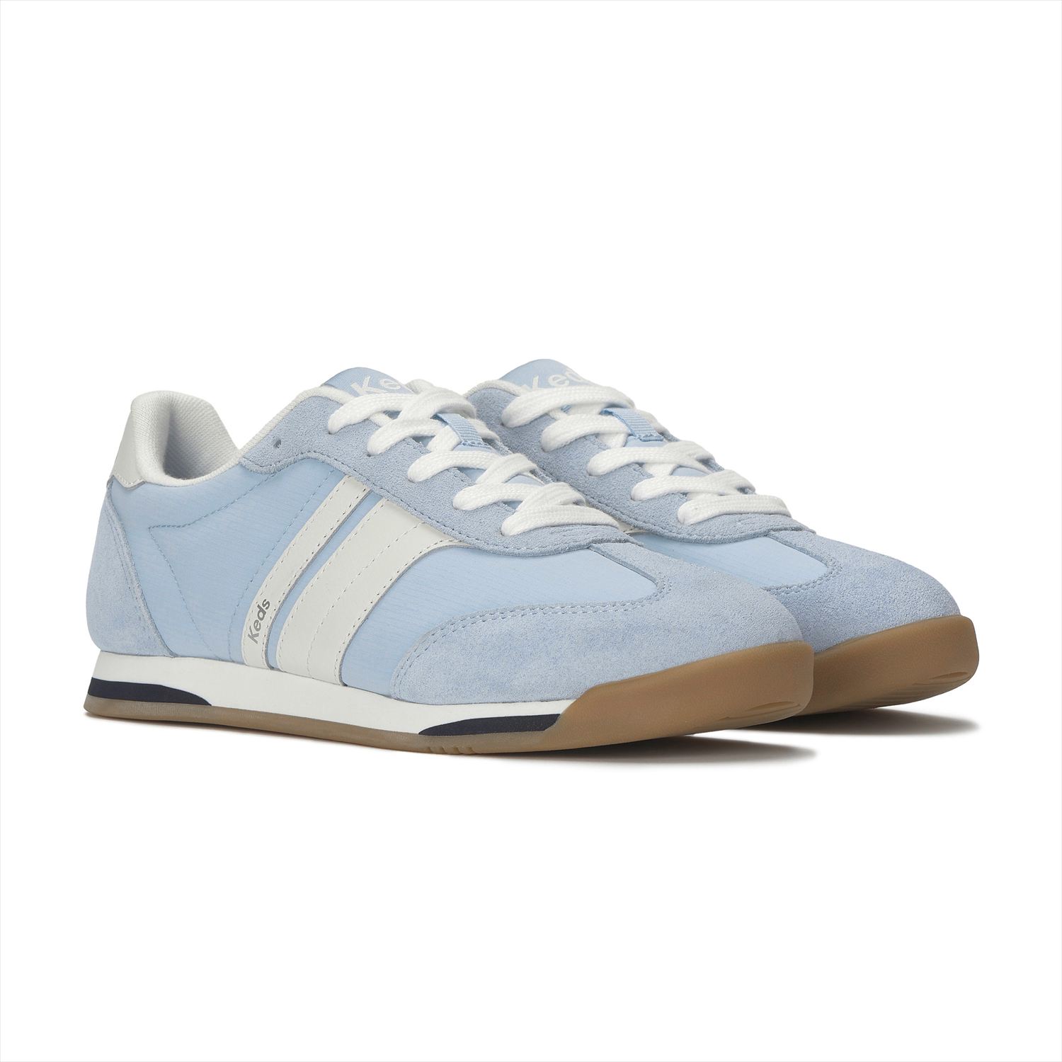 【Keds 公式】REVIVAL NYLON/SUEDE/LEATHER【ケッズ 公式】リバイバル ナイロン/スエード/レザー Keds ケッズ シューズ・靴 スニーカー ライトブルー/スノーホワイト WH69397｜【公式】PRO-Keds 店