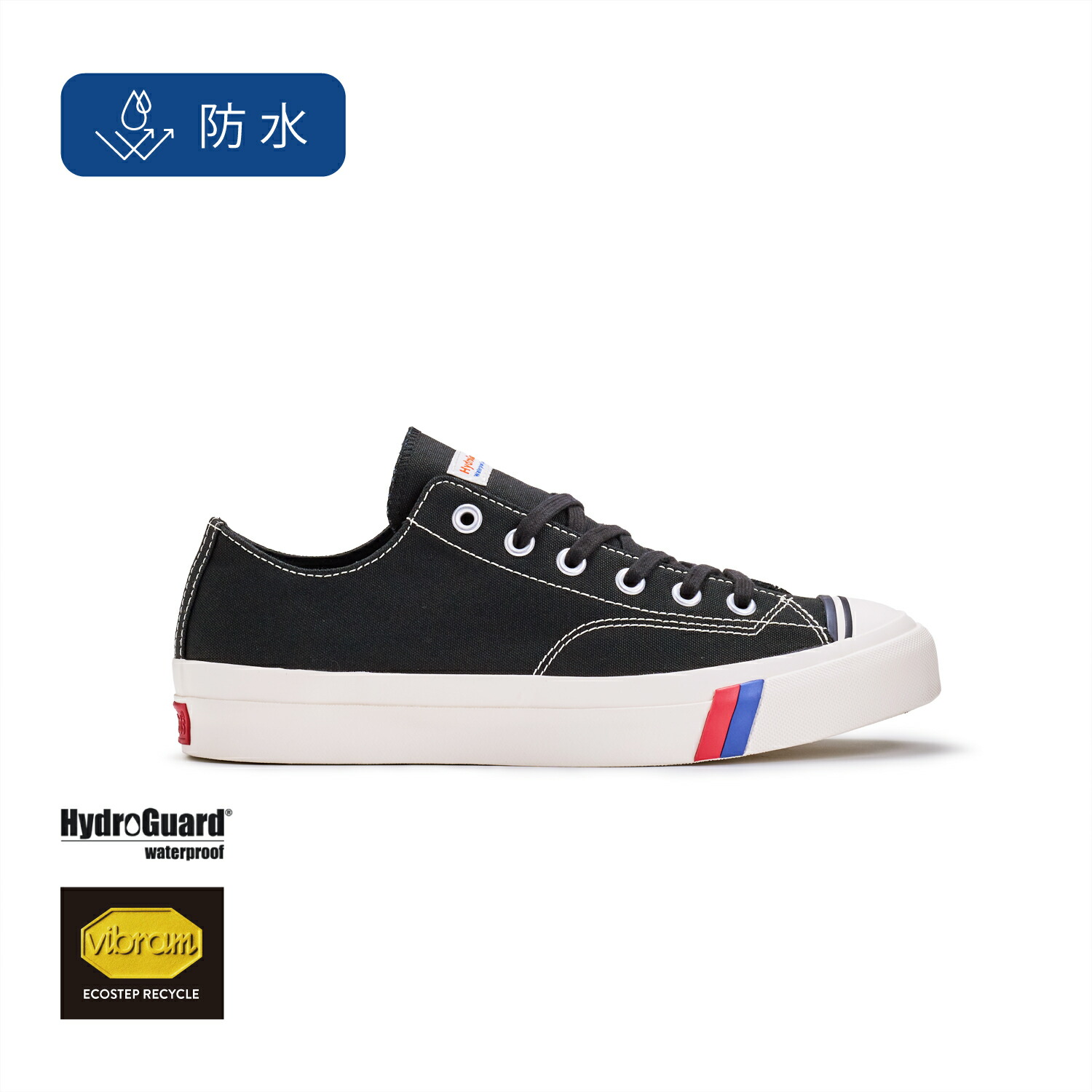 【PRO-Keds 公式】ROYAL AMERICA LO WP【プロケッズ 公式】ロイヤル アメリカ ロー ウォータープルーフ PRO-Keds プロケッズ シューズ・靴 スニーカー ブラック