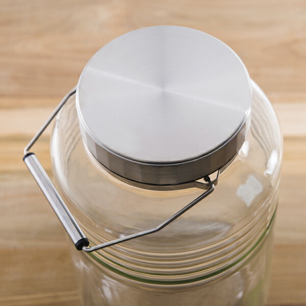 楽天市場 アデリアグラス メタルキャップコンテナー 5l レードル付 Aderia Glass Metal Cap Container プロキッチン