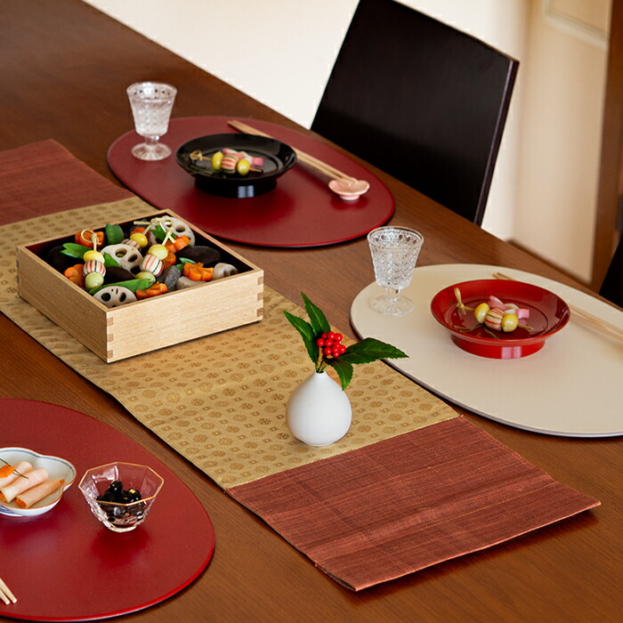 楽天市場】【20％OFF】日の出ラナー テーブルランナー 日本製 手紬ぎ