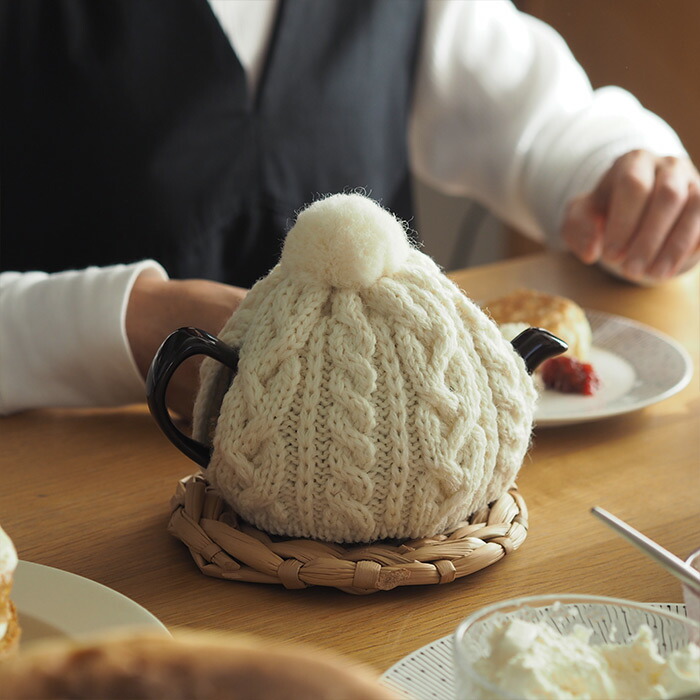 楽天市場】サンク ハイランド2000 ケーブル編みティーコージー 2カップ