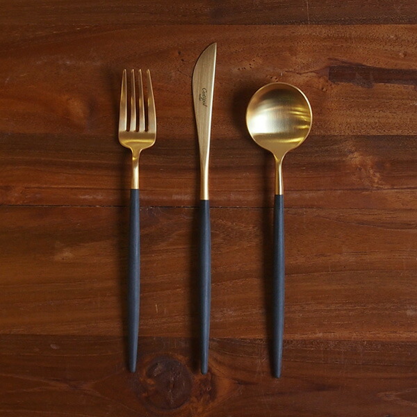 クチポール　ゴア・ブラック　シルバー　デザートセット　15PCS 正規品】□クチポール ゴア・ブラック シルバー デザートセット