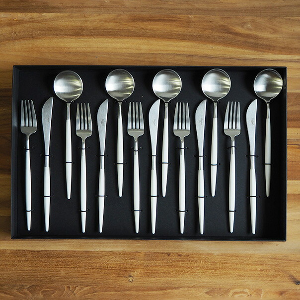 セール価格　クチポール　ゴア　ホワイト＆シルバー　ディナー３種　計６本 ディナー6本 ホワイトシルバー | ゴアギフトセット | クチポール