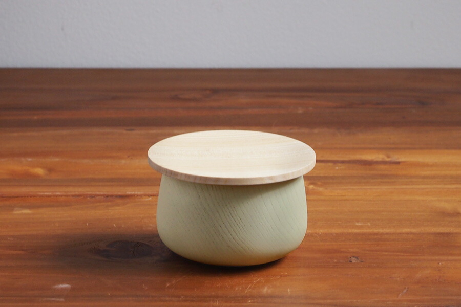 畑漆器店 カラー トリコ S グレイ / col. TRICO ※ / 山中漆器 工芸品 職人 木製 木の器 小物入れ 蓋つき 日本製 ギフト プレゼント 在庫限り【2603SS】【2603SS】【zai】画像