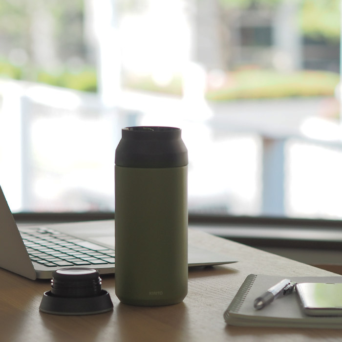 楽天市場】キントー トラベルタンブラー 350ml ブラック / KINTO