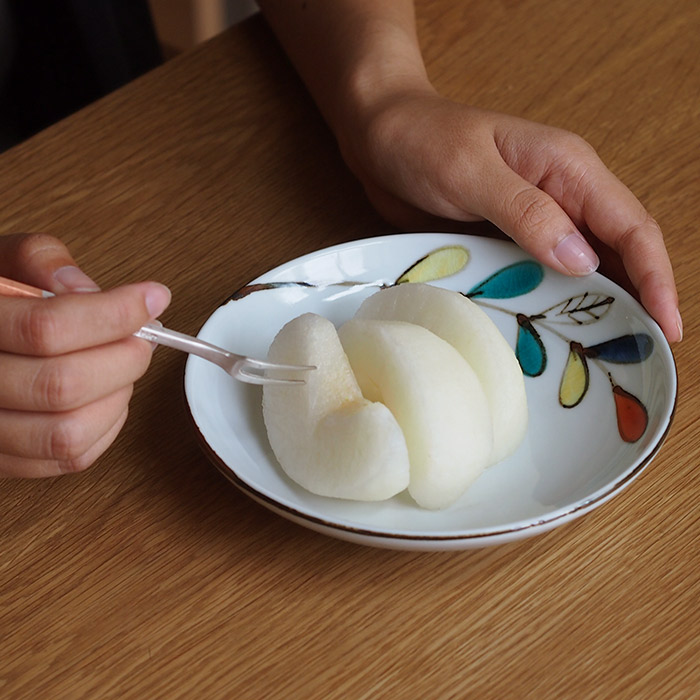 楽天市場】九谷青窯 高祥吾 色絵遊び葉 6寸皿 / 九谷 和食器