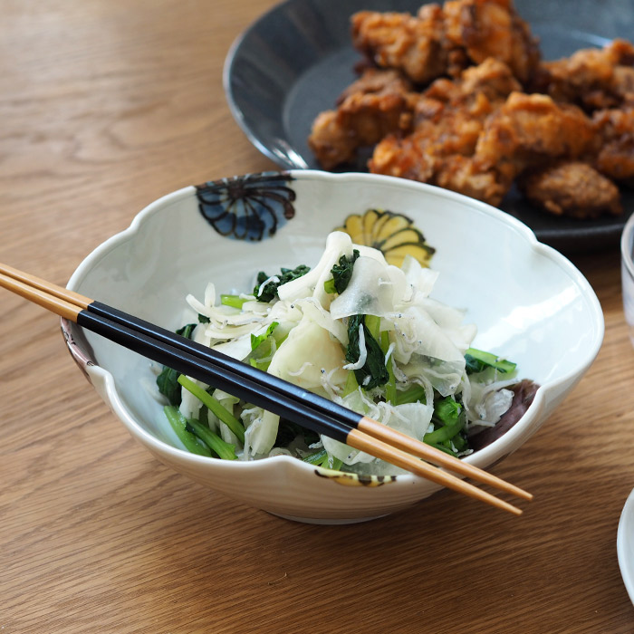 ★ はやとばあ ★T　能瀬三恵子 （萌春） 九谷焼 色絵金彩花草絵図 ☆ はやとばあ 様専用☆T 能瀬三恵子 （萌春） 九谷焼 色絵金彩花草