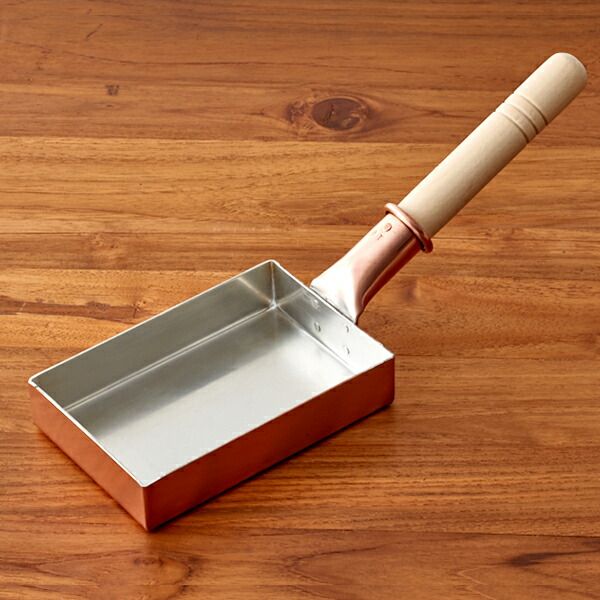 楽天市場】中村銅器製作所 銅玉子焼鍋 12×16cm 1.5mm板 / 純銅製 日本