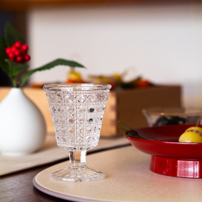 楽天市場】八角珍味 金付き / ガラス器 江戸切子風 珍味入れ 食器 お