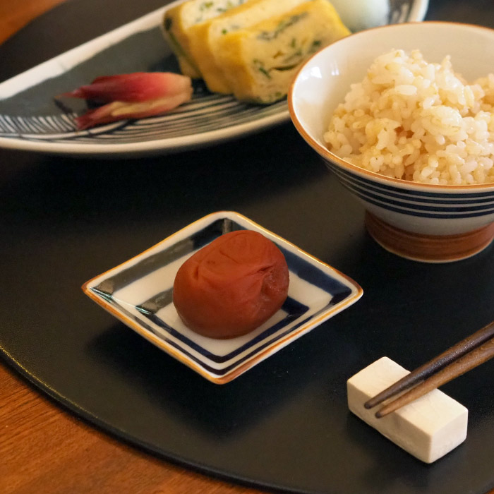 楽天市場】副千製陶所 みじん唐草 角豆皿 / 豆皿 小皿 薬味皿 箸置き