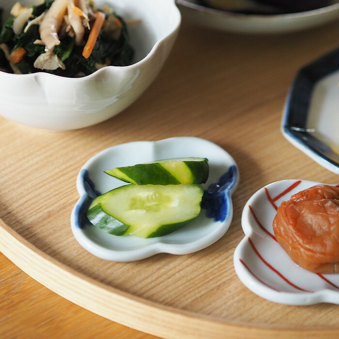 楽天市場】日下華子 色絵 鉄かぎじ 楕円豆皿 / 九谷 和食器