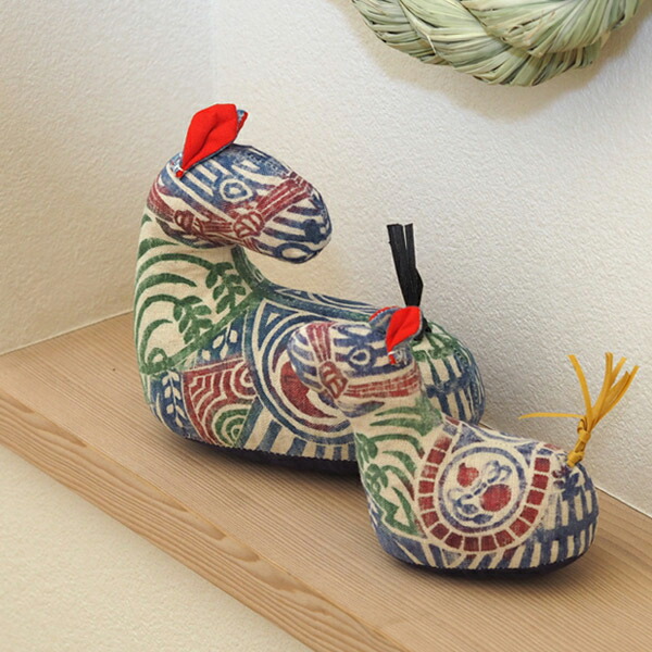 楽天市場】□真工藝 木版手染めぬいぐるみ 干支シリーズ・親子セット