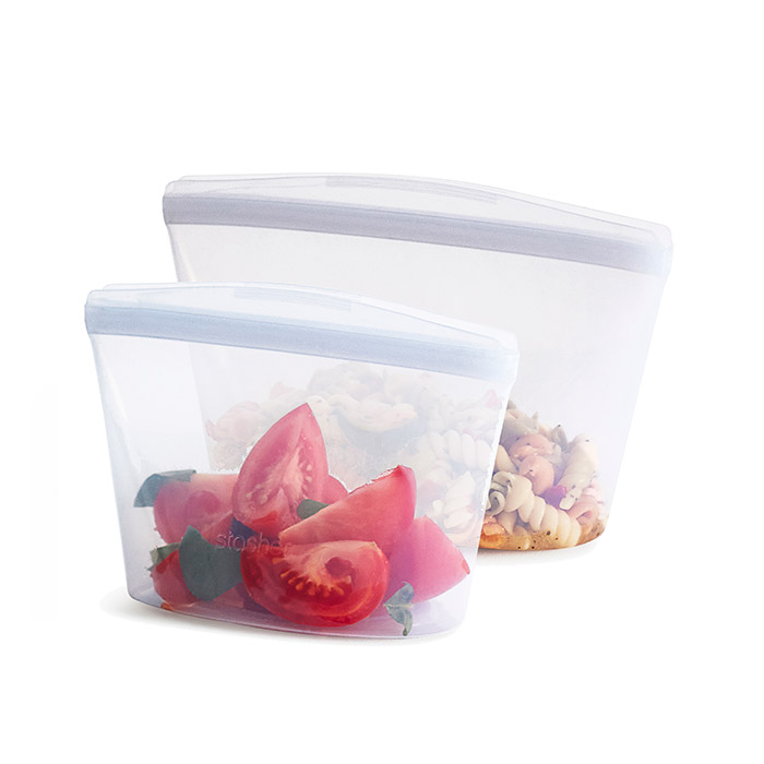 stasher スタッシャー サンドイッチ クリア スタッシャー シリコーンバッグ EZスナック クリア / stasher