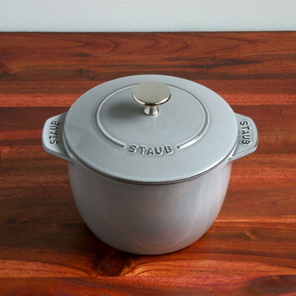 【新品未使用】STAUB ラ・ココット de GOHAN M グレー ストウブ （staub） ラ ココット de GOHAN M グレー 16cm ご飯鍋