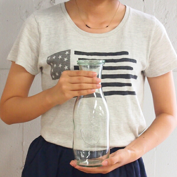 【30日限定 クーポン対象】ウェック ジュースジャー 1000ml 口径Sサイズ / WECK / フルーツビネガー ジュース 梅酒 梅シロップ サングリア 保存瓶 密閉 瓶詰め