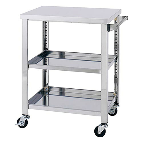 ステンレス製ワゴン 600*450*800mm 3段 引出し無 WG3-600K｜Pro Lab. ＆ Healthcare Shop