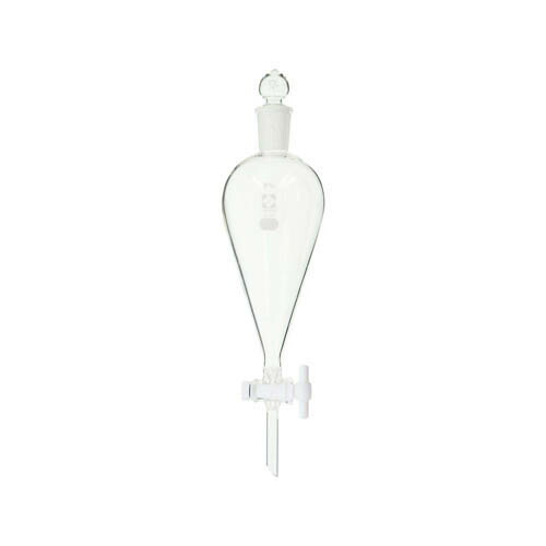 分液ロート スキーブ形 PTFEまかない方付 500mL 014260-500
