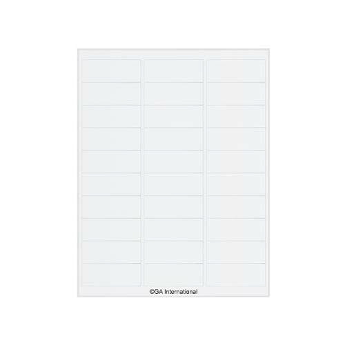 透明リムーバブル低温ラベル (レーザープリンタータイプ) 30ラベル&times;16シート入 TRCL-3｜Pro Lab. ＆ Healthcare Shop 11,700円