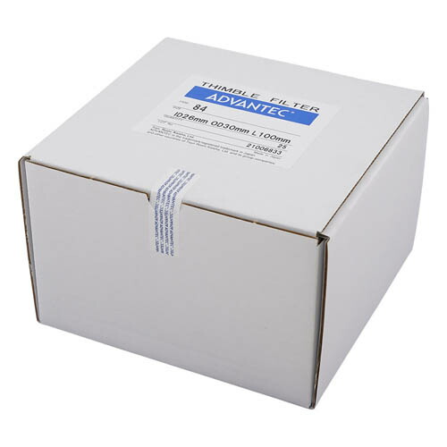 円柱濾紙 No.84 25本入 35400300