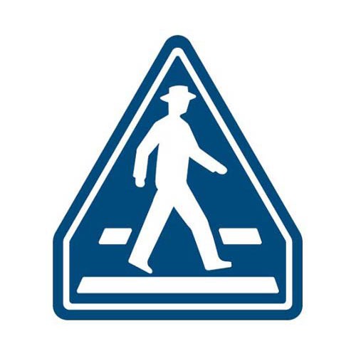 道路標識 (構内用) 指示標識 (407-A) 横断歩道 894-26｜Pro Lab. ＆ Healthcare Shop