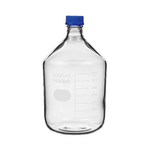 耐熱ねじ口瓶 (液切リング付) GL-45 5000mL NBO-5L-SCI