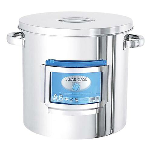 カードホルダー付き容器 かぶせ蓋 両取手 100L ST-CZ-47H