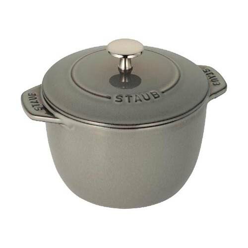 美品】STAUB ストウブ鍋ラココットデゴハン　グレー12 ストウブ ラ ココット デ ゴハン S 12cm グレー / staub | 食器
