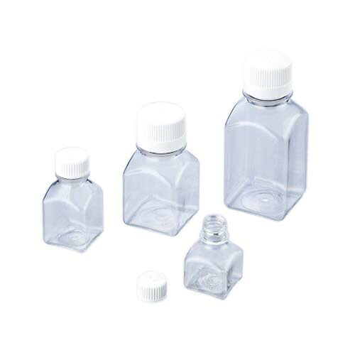 角型培地瓶 (PETG製・滅菌済) 60mL 24本*4入 2019-0060