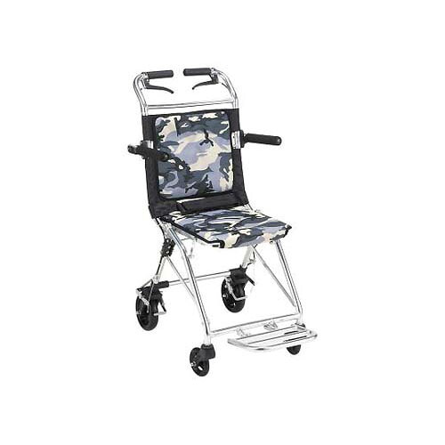 コンパクト介助式 楽ティ (介助式) 迷彩グレー NP-660MGY｜Pro Lab. ＆ Healthcare Shop