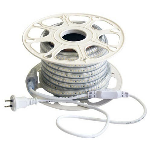 LEDロープライト 白 10m (電源付き) FRL-W10M