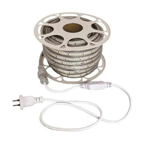 LED荷縄ともし火 両面発する 白 10m (ワット数付き添い人) FRL-W10M-W