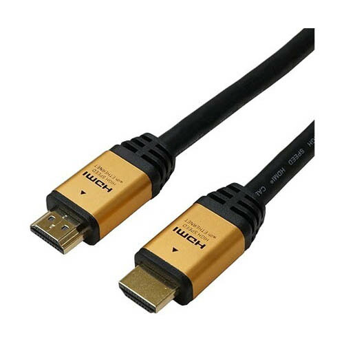 ハイスピードHDMIケーブル 15m ゴールド 4K／60p HDR 3D HEC ARC リンク機能 HDM150-028GD