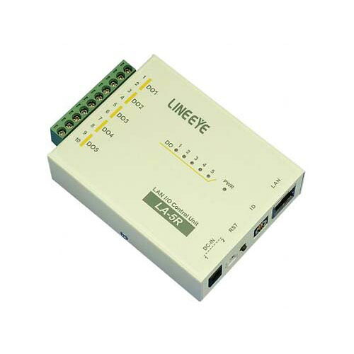 LAN接続型デジタルIOユニット リレー接点5出力 LA-5R(G)｜Pro Lab. ＆ Healthcare Shop