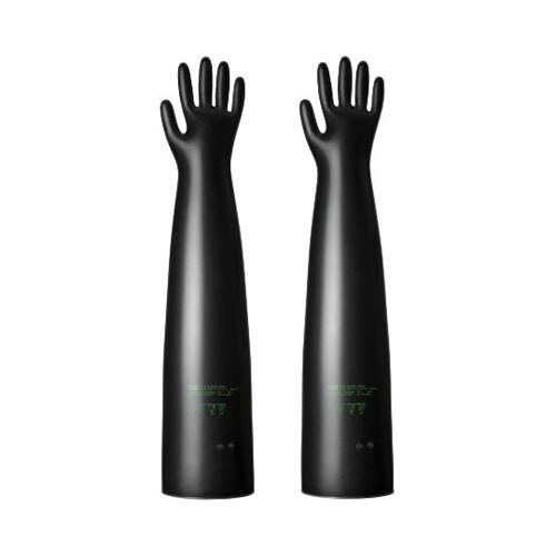 地球儀ボックス席／アイソレーター用ブチルグローブ 8in 厚0.6粍 御手々大いさ9.5inch 長さ800粍 18800BHP9.5E65 設備-その他-花・ガーデン・DIY