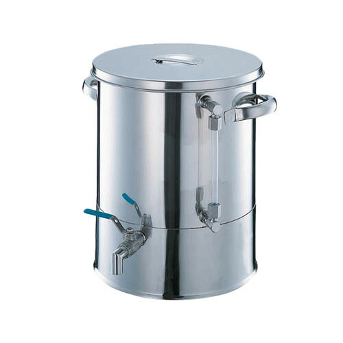 ボールバルブ付タンク(液面計付き) 25L OM48-20(金属容器/金属製容器)