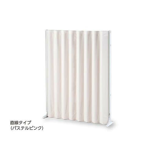 抗菌アコーディオンスクリーン 直線 パステルピンク 1500*1650 MAS15*165P｜Pro Lab. ＆ Healthcare Shop